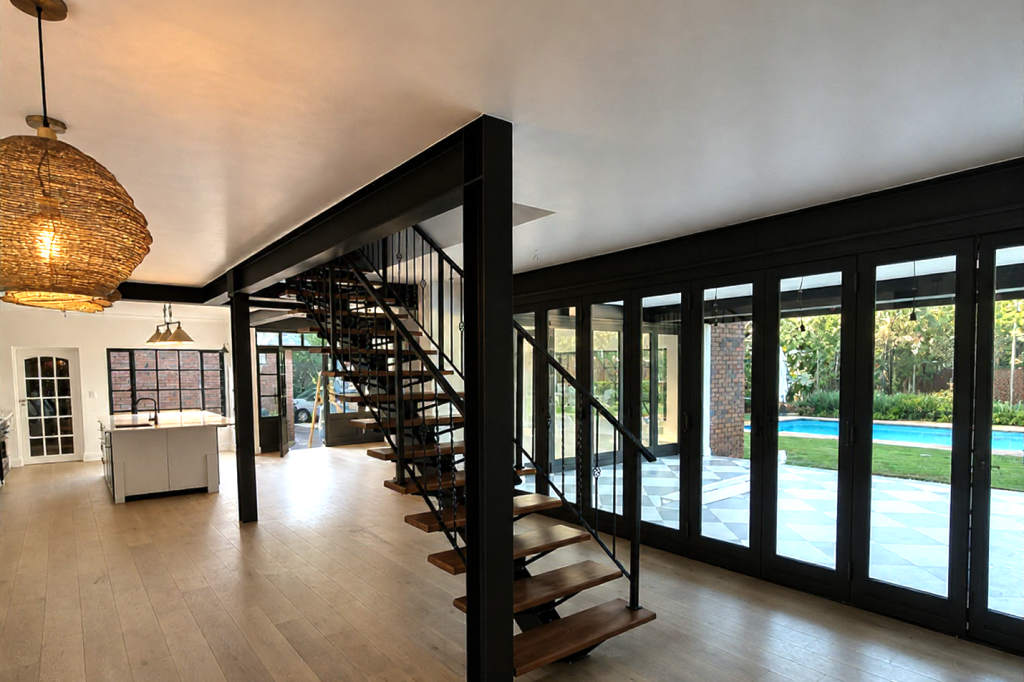 Bryanston home open plan interior